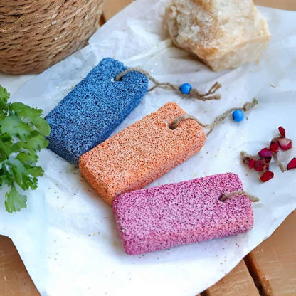 PumiceStone™ 3-Pack – Natural Foot & Callus Remover Set for Silky Smooth Heels